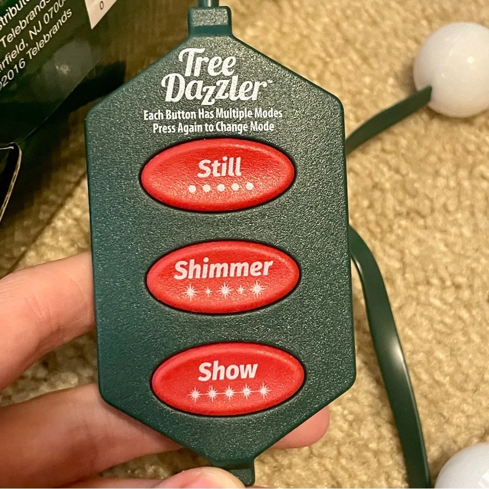 Tree Dazzler LED Christmas Tree Lights 16 Colors Patterns With Box - Tested